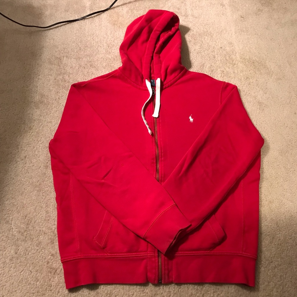 Men’s Ralph Lauren Polo zip up hoodie XL
